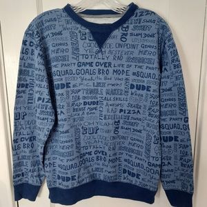 Children's Place Boys Blue Sweatshirt XXL 16
